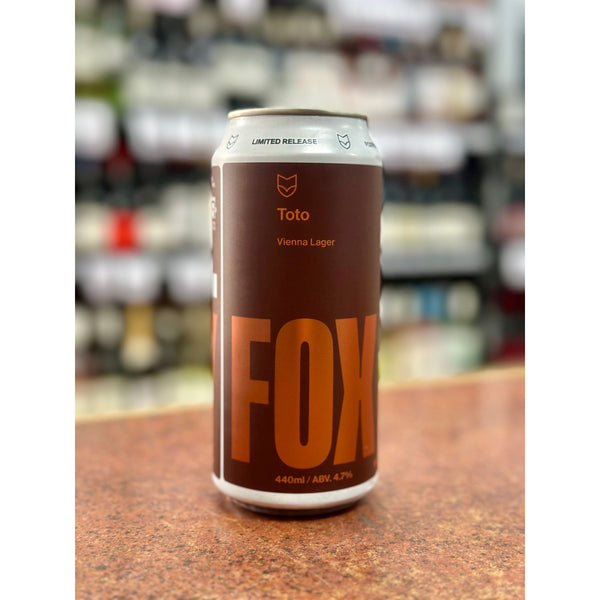 'MIX 6 OR MORE GET 20% OFF' FOX FRIDAY BREWING TOTO VIENNA LAGER 4.7% ABV