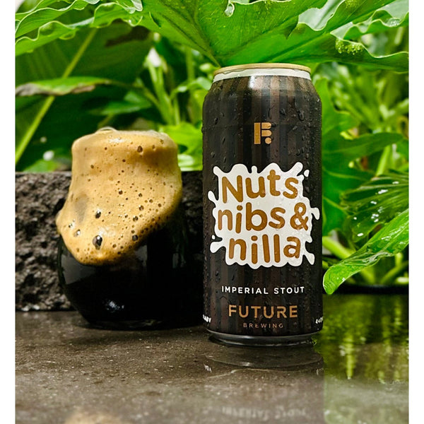'MIX 6 OR MORE GET 20% OFF' FUTURE BREWING NUTS, NIBS & NILLA IMPERIAL STOUT 9.2% ABV