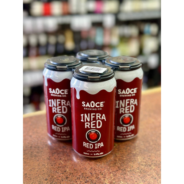 'MIX 4X4 GET 12% OFF' SAUCE BREWING INFRARED RED IPA 7% ABV