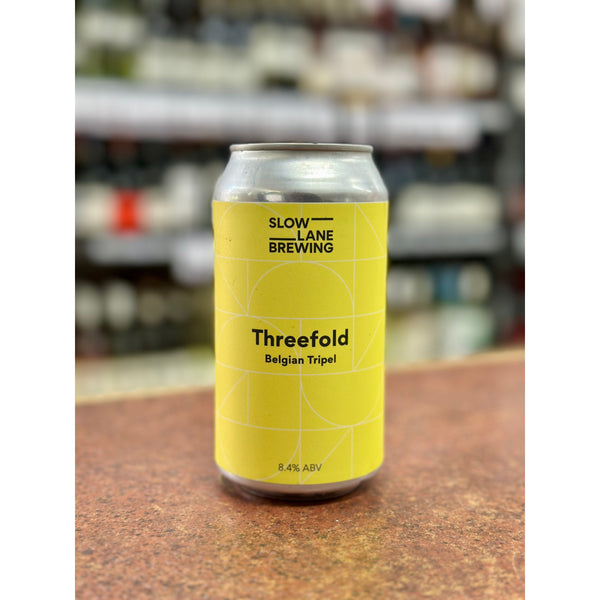 'MIX 6 OR MORE GET 20% OFF' SLOW LANE BREWING THREEFOLD BELGIUM TRIPEL 8.4% ABV