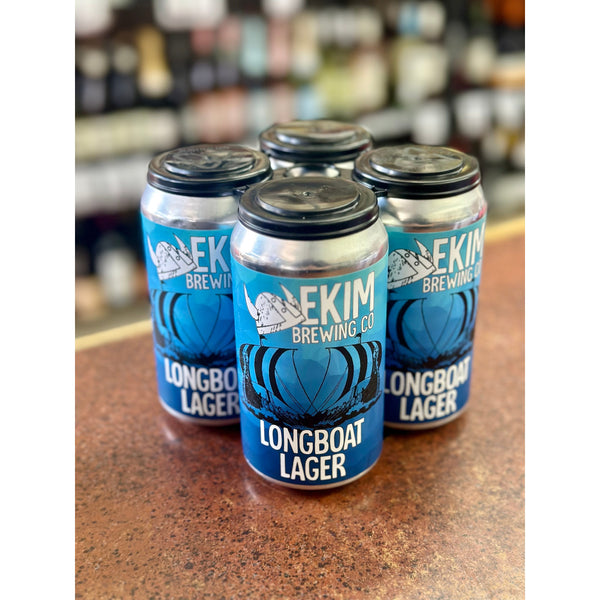 'MIX 4X4 GET 12% OFF' EKIM BREWING LONGBOAT LAGER 4.8% ABV