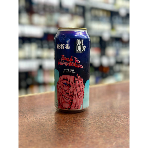 'MIX 6 OR MORE GET 20% OFF' ONE DROP BREWING X ROCKY RIDGE BREWING ROAD TO EMANCIPATION ROCKY ROAD ICE CREAM SOUR 6.9% ABV