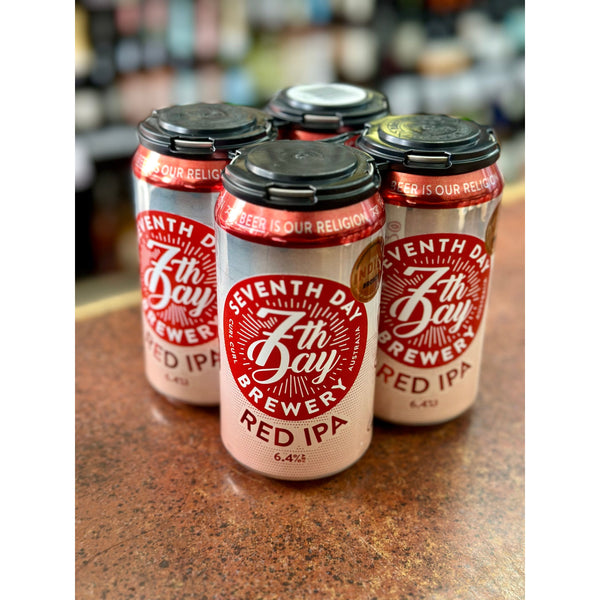 'MIX 4X4 GET 12% OFF' 7TH DAY BREWING RED IPA 6.4% ABV