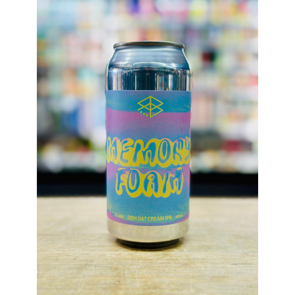 'MIX 6 OR MORE GET 20% OFF' RANGE BREWING MEMORY FOAM DOUBLE DRY HOPPED OAT CREAM IPA 7% ABV