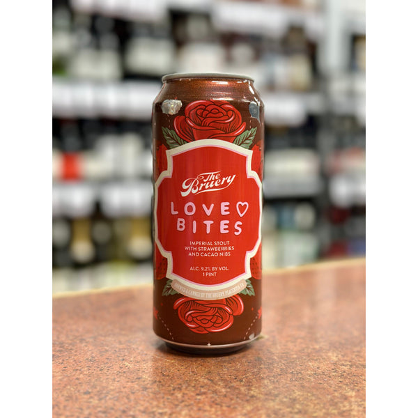 'MIX 6 OR MORE GET 20% OFF' THE BRUERY LOVE BITES IMPERIAL STOUT WITH STRAWBERRIES & COCOA NIBS 9.2% ABV