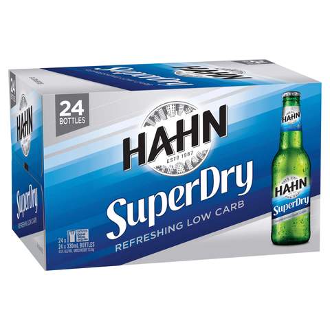 Hahn Super Dry 300ml case of 24 – Tom's Cellars